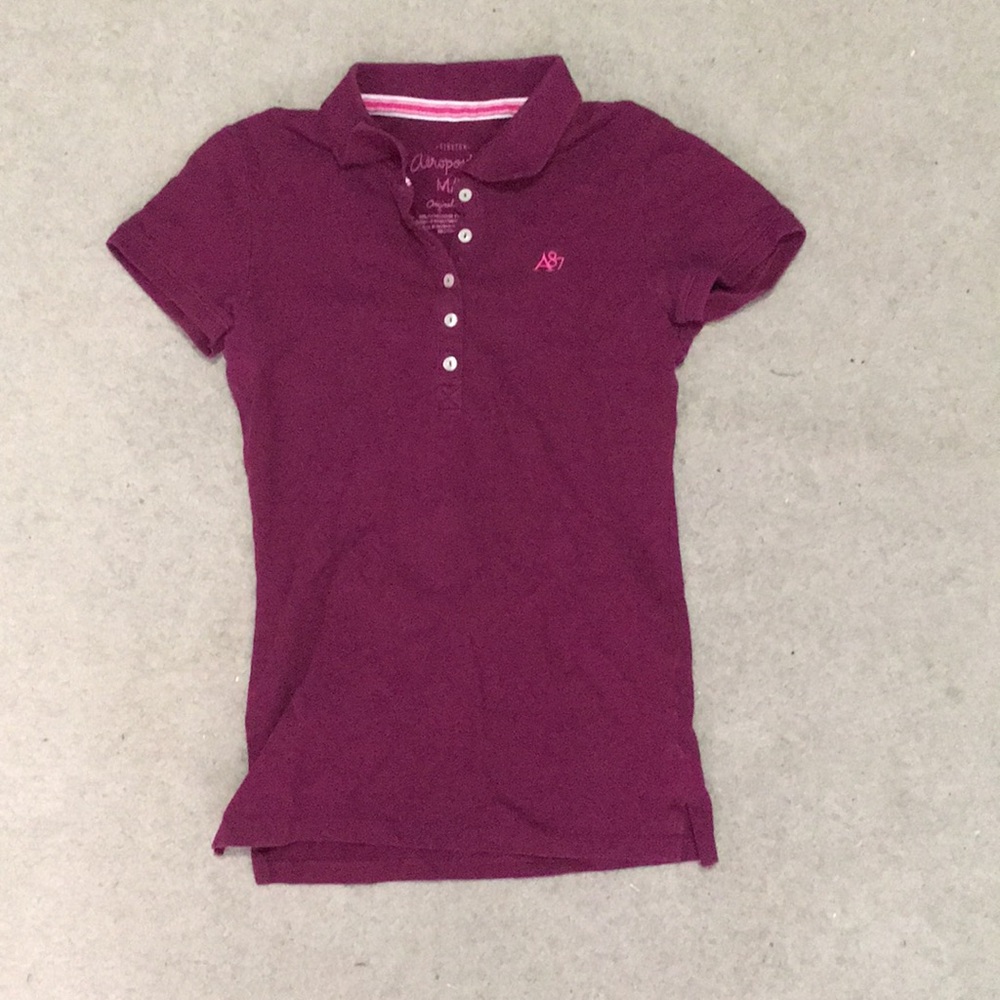 Aeropostale Plum Polo Shirt
